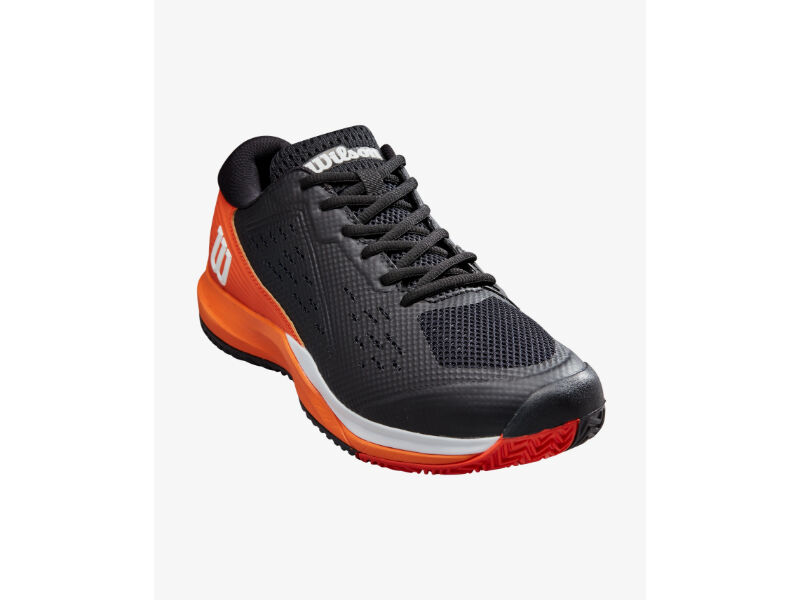 【専用美品Wilson Rush Pro ACEテニスシューズブラック/オレンジ 美品 Wilson Rush Pro ACE テニスシューズ ブラック/オレンジ